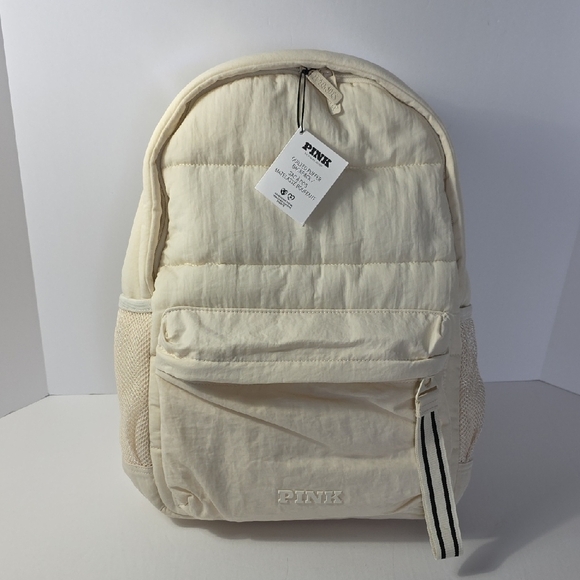 VICTORIA'S SECRET QUILTED PUFFER BACKPACK - Picture 1 of 9